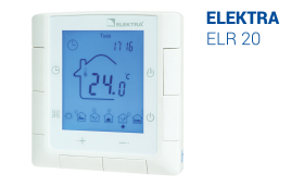 elektra elr 20 termostat programlanabilir yerden isıtma kontrolörü